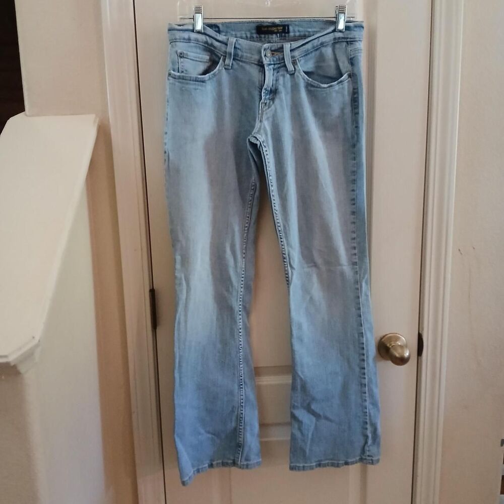 Levi's Too Superlow 524 Denim Flare Leg Jeans 5 Classic Staple Capsule Wardrobe